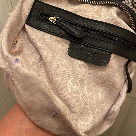 MICHAEL Michael Kors Black and Brown Logo Bag - Picture 16 of 16